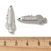 Anti-Tarnish 304 Stainless Steel Pendants STAS-Q334-30P-3