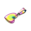 Ion Plating(IP) 304 Stainless Steel Charms STAS-I127-068M-2