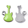 201 Stainless Steel Enamel Charms STAS-N088-15E-2