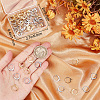 80Pcs 2 Colors 304 Stainless Steel Leverback Earring Findings STAS-BBC0004-11-3