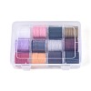 12 Rolls 12 Colors Nylon Braided Cord NWIR-T002-02M-1
