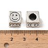 Tibetan Style Alloy European Bead Rhinestone Settings FIND-A038-02B-AS-3