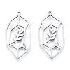 Non-Tarnish 201 Stainless Steel Pendants STAS-N090-LA970-1-2
