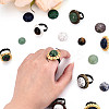 Adjustable Alloy & Iron Bezel Cup Ring Base with Rotatable Tray MAK-T012-05G-6