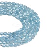 Natural Aquamarine Graduated  Beads Strands G-B178-H01-01-5
