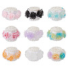 7Pcs 7 Colors Polymer Clay with Imitation Pearl Beads CLAY-TA0001-78-1