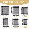 60Pcs 6 Styles Organza Bags Jewellery Storage Pouches Wedding Favour Party Mesh Drawstring Gift OP-TA0001-06-4