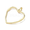 Valentine's Day Brass Pendants KK-E796-10G-2