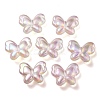 UV Plating Luminous Transparent Acrylic Beads OACR-P010-11B-1
