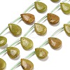 Natural Green Opal Beads Strands G-Q183-B04-01-1