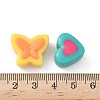 Opaque Resin Beads & Pendants RESI-XCP0001-10-4