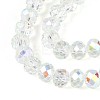 Transparent Glass Beads Strands EGLA-N016-6mm-06-3