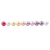 1 Box 8mm 230pcs Multicolor Glass Pearl Round Beads Tiny Satin Luster Loose Beads Assortment Mix Lot for Jewelry Making HY-PH0004-8mm-01-B-3