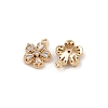 Brass Micro Pave Cubic Zirconia Pendants KK-K407-16G-2