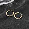 Brass Hoop Earrings EJEW-G474-01G-01-3