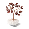 Natural Red Jasper Chips Tree of Life Decorations DJEW-P022-01B-02-1