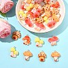 30Pcs 5 Styles Resin Pendants RESI-CJ0005-20-5