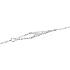 TINYSAND Fashion 925 Sterling Silver Cubic Zirconia Cupid/Cherub's Arrow Bracelet TS-B304-S-3