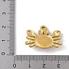 Natural Tiger Eye Sea Animal Pendants LS-STAS-P408-10G-01-2