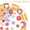 100Pcs 10 Styles Opaque Resin Cabochons CRES-FS0001-25-2