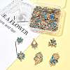 36Pcs 6 Styles Alloy Enamel Connector Charms FIND-FS0004-46C-7