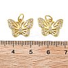 Brass Micro Pave Cubic Zirconia Pendants KK-C092-22A-G-3