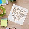 Plastic Reusable Drawing Painting Stencils Templates DIY-WH0172-388-3