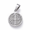 Non-Tarnish 304 Stainless Steel Pendants STAS-H458-36P-D-2