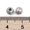 Anti-Tarnish Textured 316 Surgical Stainless Steel Beads STAS-M106-01D-P-2