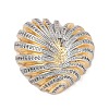 Brass Micro Pave Cubic Zirconia Pendants KK-A241-08G-1