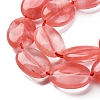Cherry Quartz Glass Beads Strands G-L605-F02-01-4