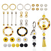 DIY Sunflower Iron Beadable Bar Keychain Making Kits DIY-TA0010-21-2