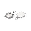 304 Stainless Steel Pendant Enamel Settings LS-STAS-N097-187P-2