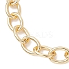 Brass & 304 Stainless Steel Cable Chains Bracelets for Women BJEW-JB12982-3