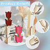 24Pcs Unfinished Wood Tulip Discs Slices AJEW-WH20020-196-5