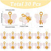 30Pcs Glass Pendants GLAA-SC0002-59A-2