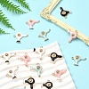 16Pcs 4 Colors Alloy Enamel Pendants FIND-YW0005-95-3