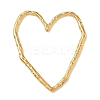 304 Stainless Steel Textured Heart Linking Rings STAS-G373-02G-03-1