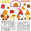 Basketball Theme Carbon Steel Cutting Dies Stencils DIY-WH0309-1389-1