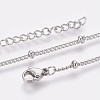 Tarnish Resistant 304 Stainless Steel Curb Chain Anklets LS-AJEW-P069-02P-3