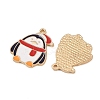Christmas Alloy Enamel Pendants ENAM-I081-01KCG-05-2