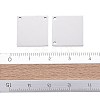 Anti-Tarnish 304 Stainless Steel Stamping Blank Tag Pendants STAS-I311-16B-P-4