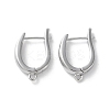 Rack Plating Brass Earring Findings KK-S405-03P-1