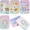 4Pcs 4 Styles Tinplate Storage Box CON-CN0001-02-1