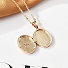 Clear Cubic Zirconia Locket Necklaces LS-NJEW-A036-01C-3