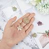 4Pcs Natural Mixed Stone Pendants FIND-FH0005-70-4