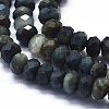 Natural Blue Tiger Eye(Dyed & Heated) Beads Strands G-D0013-58B-3