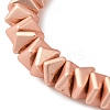 Matte Electroplated Synthetic Non-magnetic Hematite Beads Strands G-L606-F01-01C-2