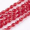 Glass Beads Strands GLAA-R024-6x4mm-14-1
