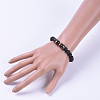 Natural & Synthetic Gemstone Stretch Bracelets BJEW-JB04563-5